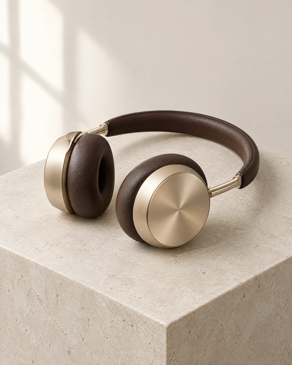 Illustration of the Aluminium Over-Ear Headphones