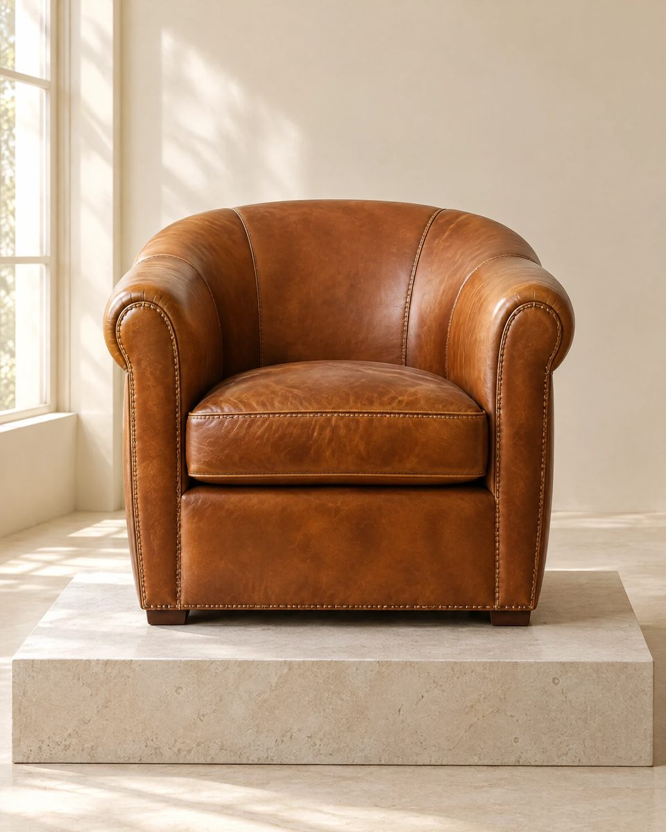 Illustration of the Leather Club Chair