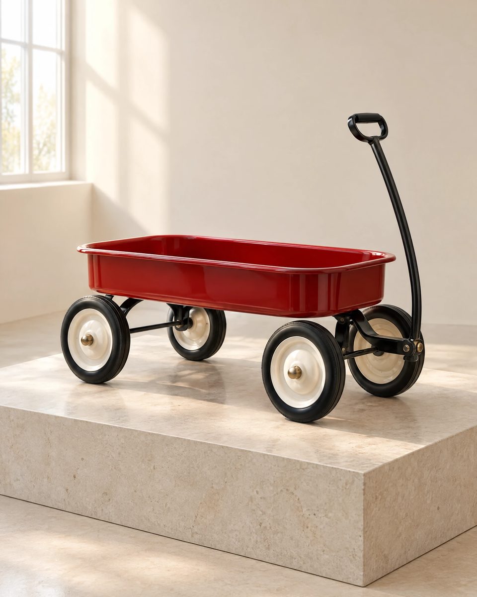Illustration of the Red Wagon