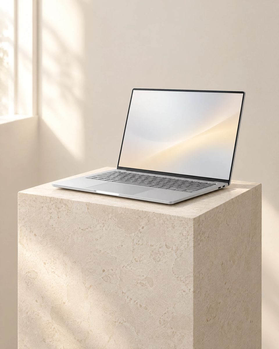 Illustration of the Aluminium Pro Laptop