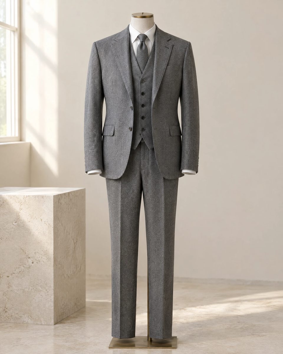 Illustration of the Grey Flannel Suit