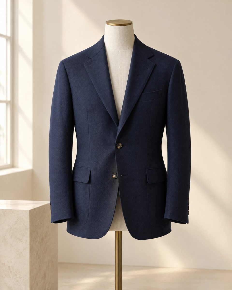 Illustration of the Navy Tailored Jacket