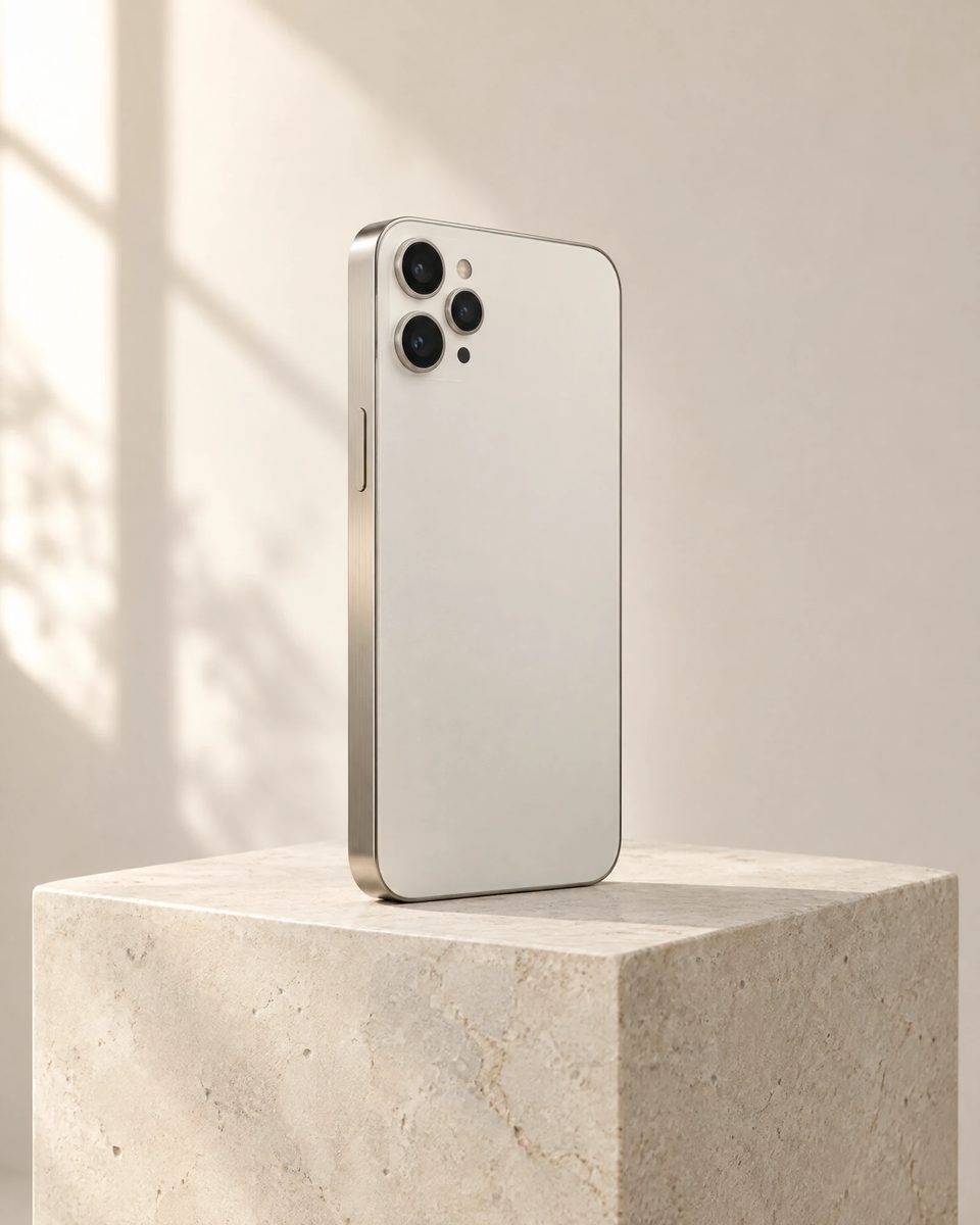 Illustration of the Titanium Flagship Phone