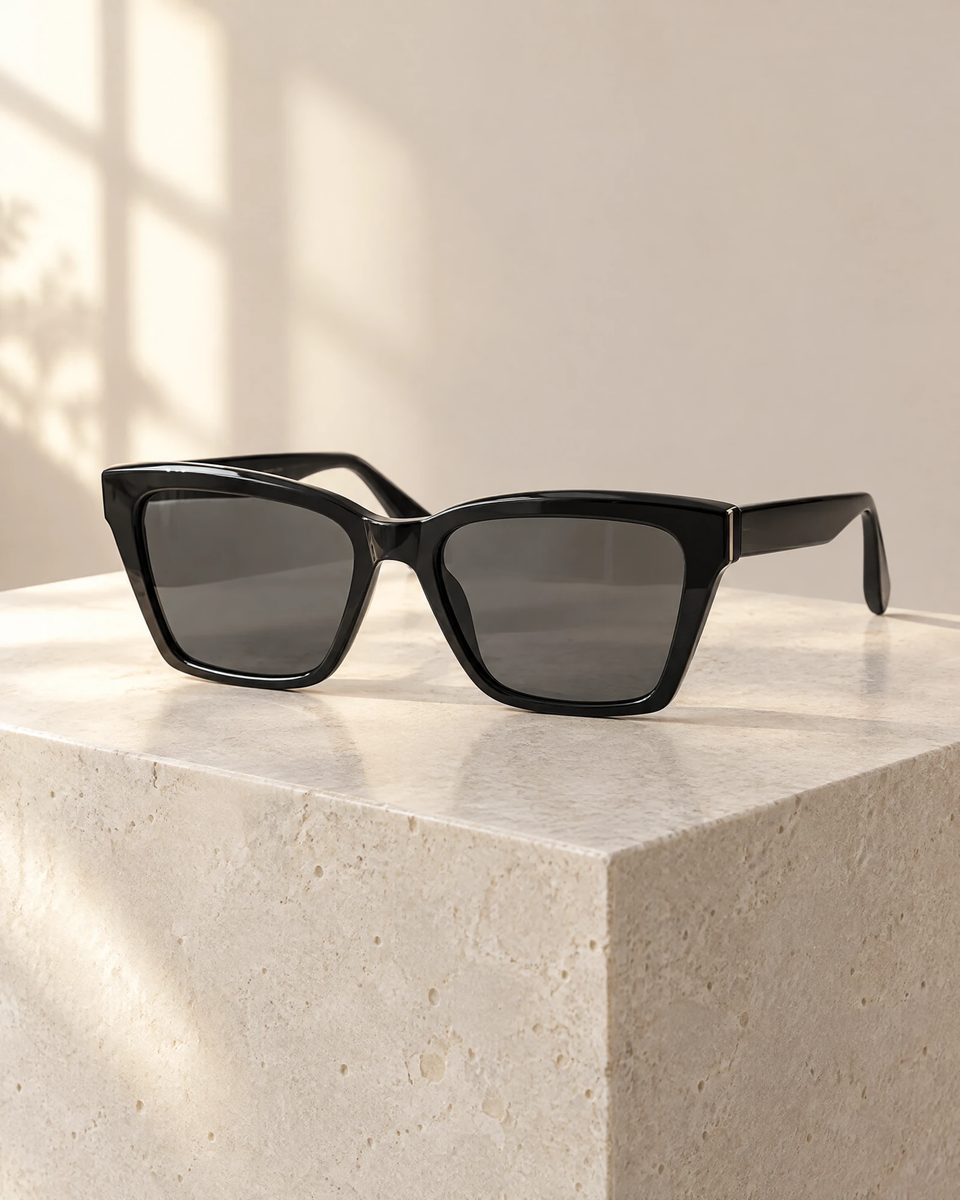 Illustration of the Classic Black Sunglasses