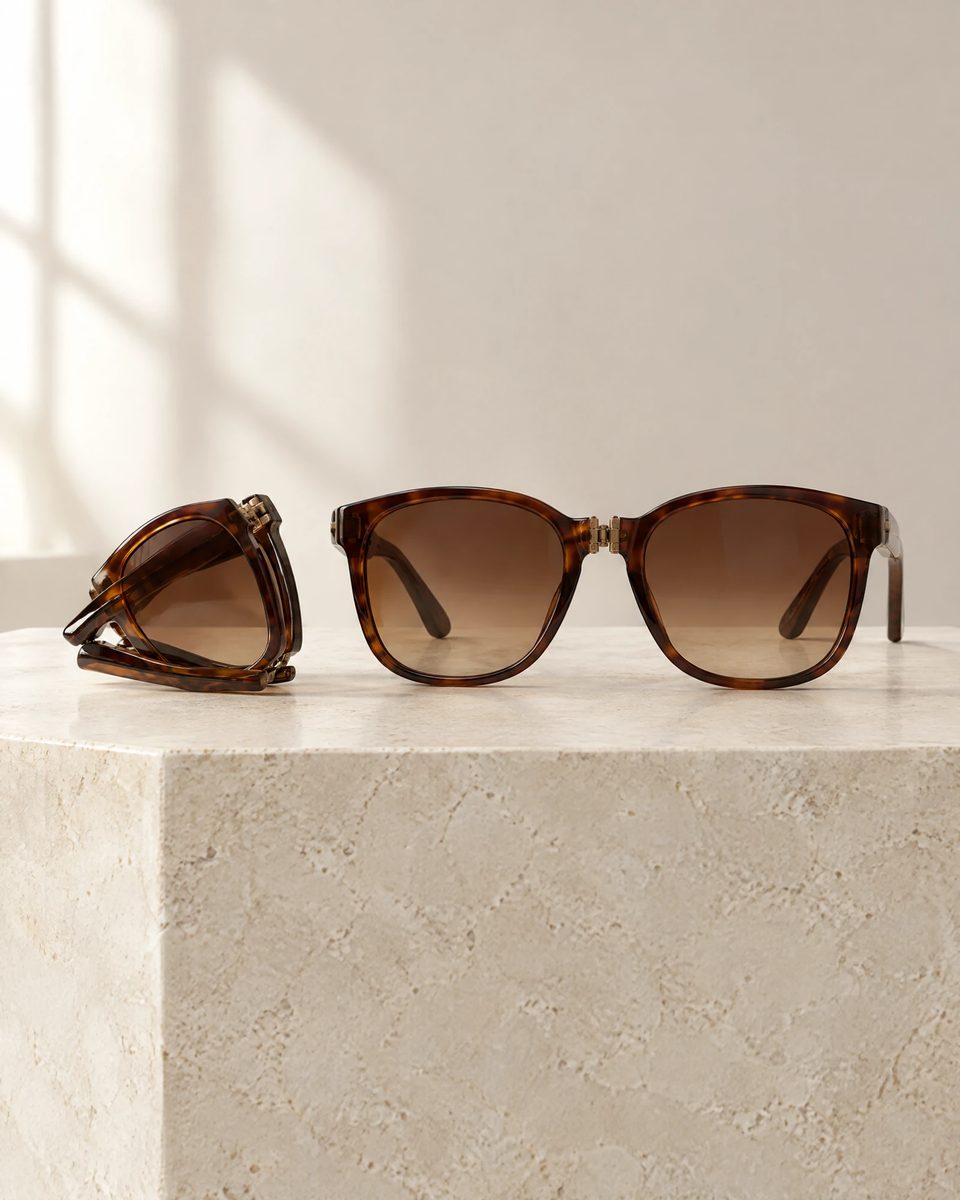 Illustration of the Folding Acetate Sunglasses